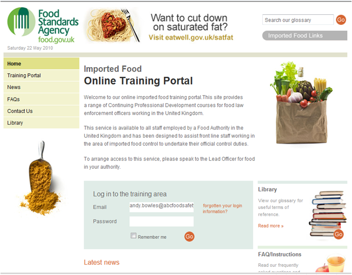 Click here to visit the imported food site